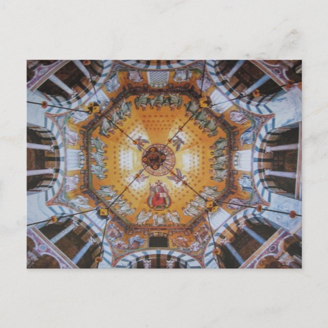 Catedral Aachen- tarjeta postal (Anverso)