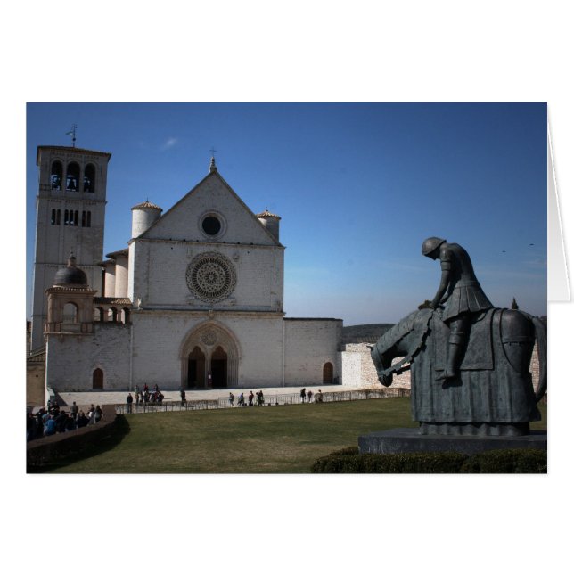 Catedral de Asís (Italiana: Cattedrale di Assisi (Anverso (Horizontal))