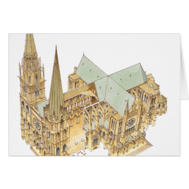 Catedral de Chartres. Francia (Anverso (Horizontal))