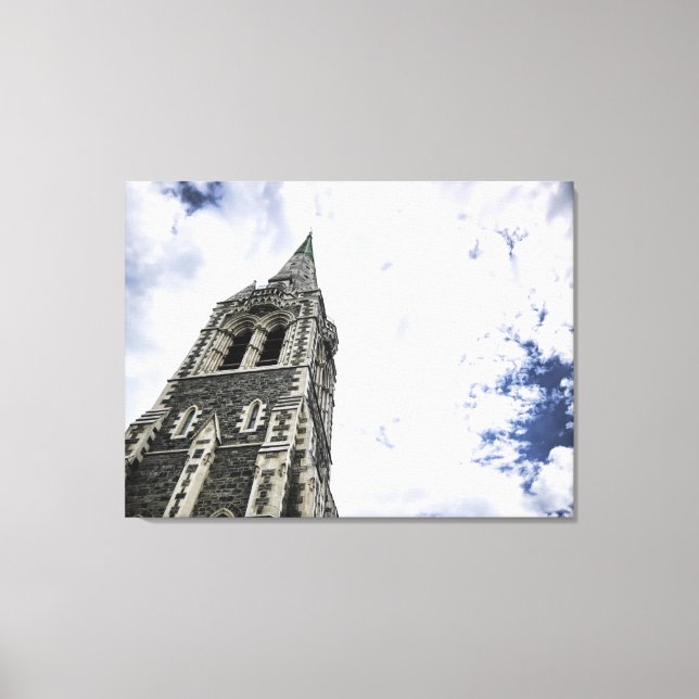 Catedral de ChristChurch, Nueva Zelanda, Lienzo (Anverso)