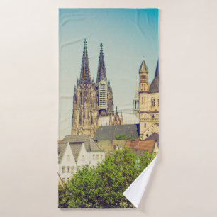 Catedral de Colonia Koelner Dom, de aspecto vintag