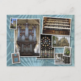 Catedral de Exeter, Reino Unido - postal del monta