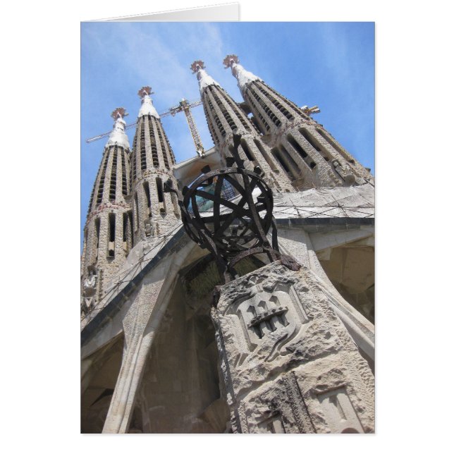 Catedral de Gaudí, Barcelona España (Frente)