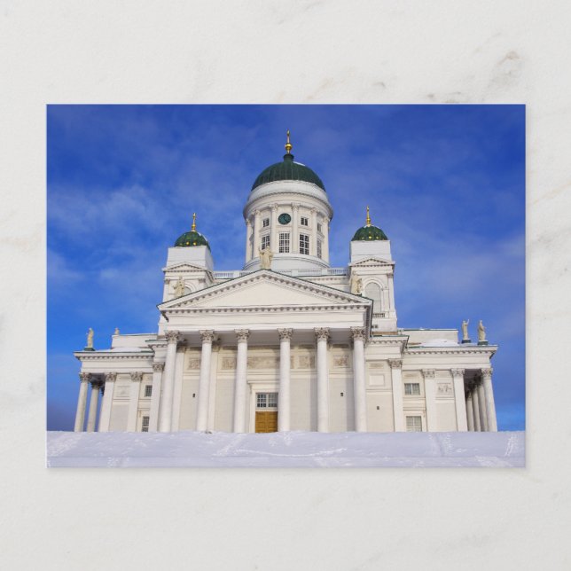 Catedral De Helsinki Tuomiokirkko En Postales De I (Anverso)