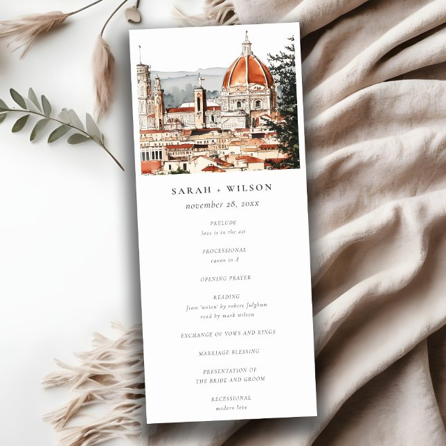 Catedral de la moda Florencia Programa de Boda de  (Subido por el creador)