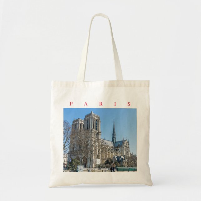 Catedral de Notre Dame de París con bolso de tetas (Frente)