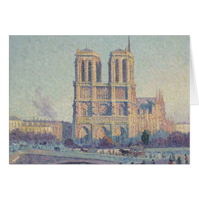 Catedral de Notre Dame de París Pintura clásica de (Anverso (Horizontal))