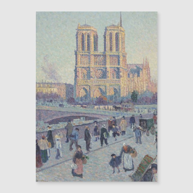Catedral de Notre Dame de París Pintura clásica de (Anverso)