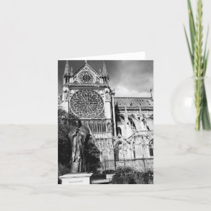 Catedral de Notre Dame, tarjeta de nota del
