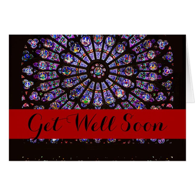 Catedral de Notre Dame Ventana Rosa de París (Anverso (Horizontal))