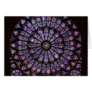 Catedral de Notre Dame Ventana Rosa de París