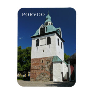 Catedral de Porvoo Torre de Bello vista imán de ne