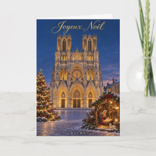 Catedral de Reims Belén de Navidad
