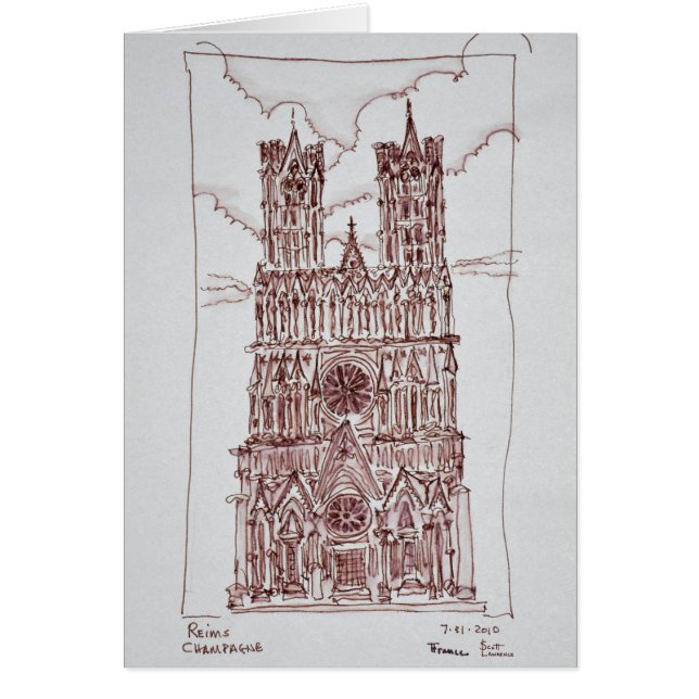 Catedral de Reims | Región de Champaña, Francia (Frente)