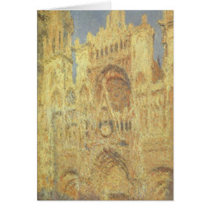 Catedral de Rouen, atardecer de Claude Monet