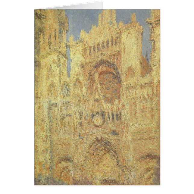 Catedral de Rouen, atardecer de Claude Monet (Frente)
