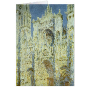 Catedral de Rouen Fachada Oeste Luz del Sol, Claud