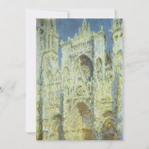 Catedral de Ruán Fachada Oeste Luz del Sol, Claude