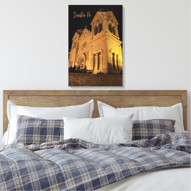 Catedral de San Francisco Santa Fe NM Lienzo Envue (Insitu(Dormitorio))