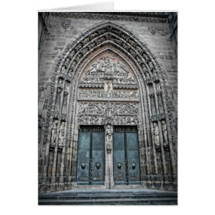 Catedral de San Lorenzo - Nuremberg, tarjeta de Al