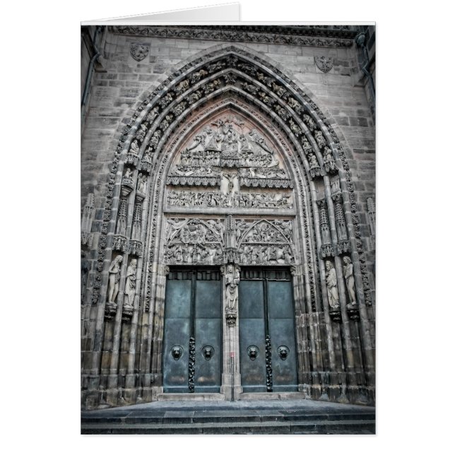 Catedral de San Lorenzo - Nuremberg, tarjeta de Al (Frente)