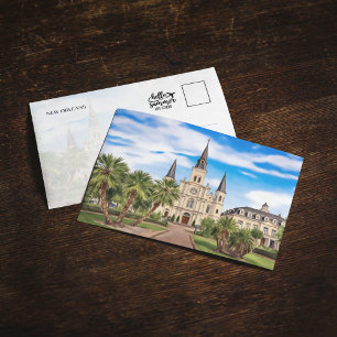 Catedral de San Luis de Nueva Orleans Postales de 