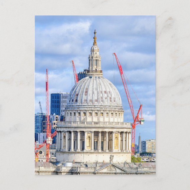 Catedral de San Pablo Londres, postal del Reino Un (Anverso)