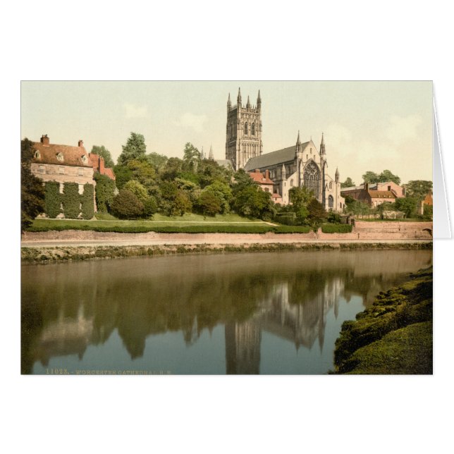 Catedral de Worcester, Worcestershire, Inglaterra (Anverso (Horizontal))
