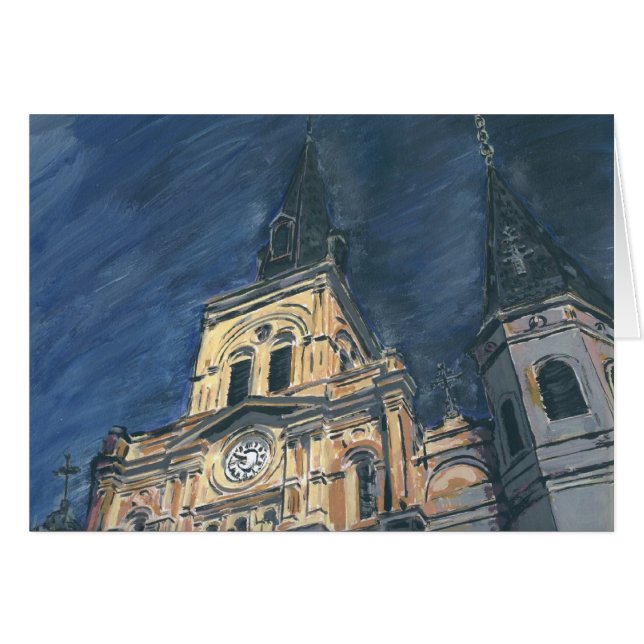 Catedral por la noche (Anverso (Horizontal))