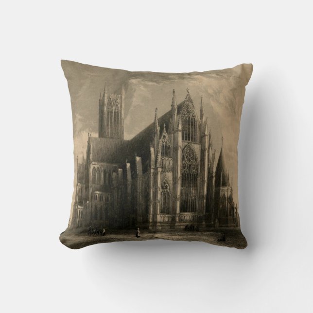 Catedrales de Inglaterra: Almohada de Lincoln 1836 (Anverso)