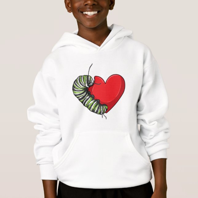 Caterpillar Love Heart (Anverso)