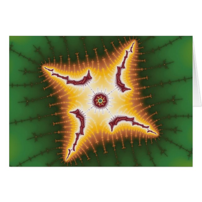 Caterpillar - Tarjeta Fractal (Anverso (Horizontal))