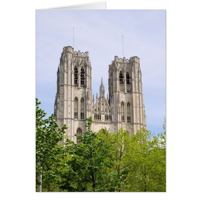 Cathédrale St Michel & Gudule, Bruselas, Bélgica (Frente)