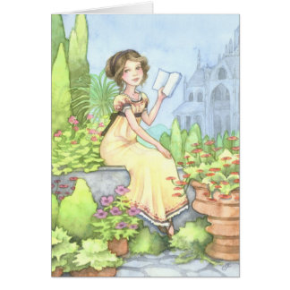 Catherine en la tarjeta de Jane Austen de la