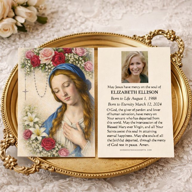 Catholic Blessed Mary Madonna Funeral Memorial (Subido por el creador)