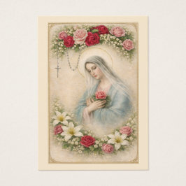 Catholic Blessed Mary Madonna Funeral Memorial