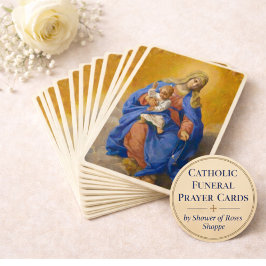 Catholic Funeral Memorial Mary Rosary