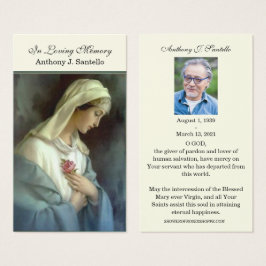 Catholic Funeral Memorial Prayer Holy Book Mark