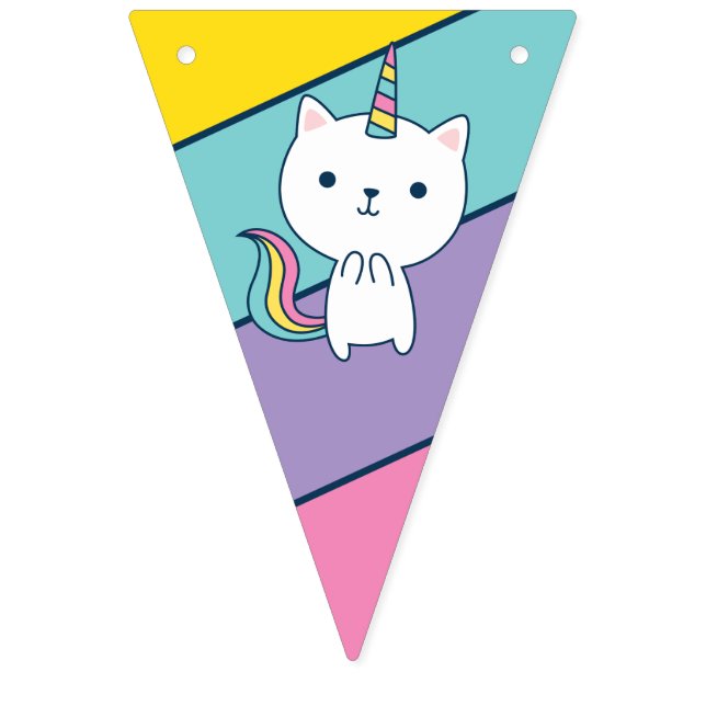 Caticorn | Banderas de Bungalding | Decoración de  (Cuarta bandera)