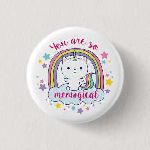 Caticorn   Botón   Eres tan meowgical!