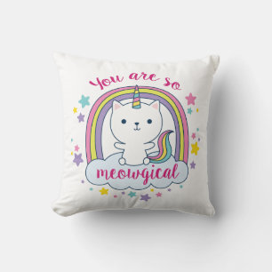 Caticorn   COJÍN DECORATIVO   Blanco