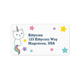 Caticorn | Etiqueta | Blanco