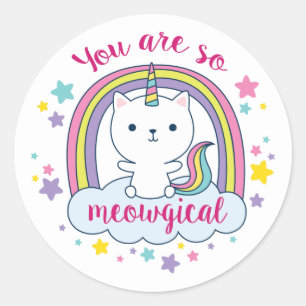 Caticorn   PEGATINA   Blanco