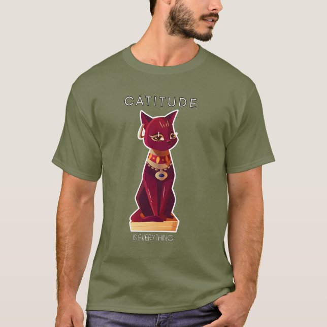 CATITUDE - es todo lo que hay en la camiseta (Anverso)