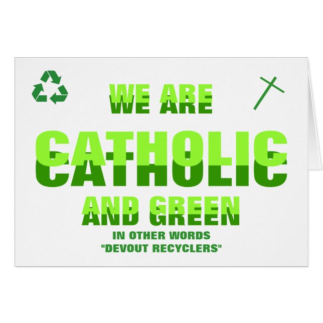 CATÓLICO Y VERDE (Anverso (Horizontal))