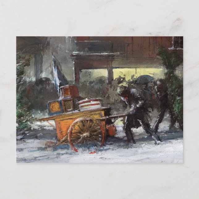 Catorceno St. en el tiempo del navidad (Anverso)