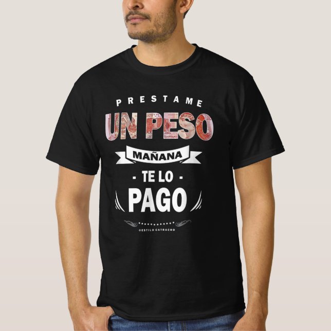 Catracho camisetas con frases catrachas (Anverso)