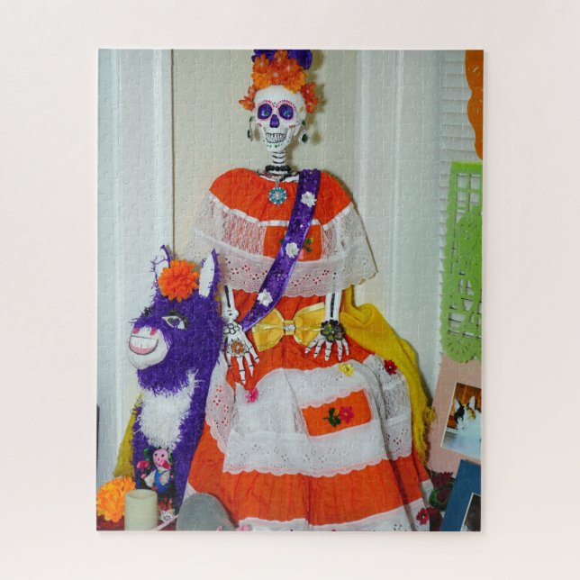 Catrina en un rompecabezas de burro (Vertical)