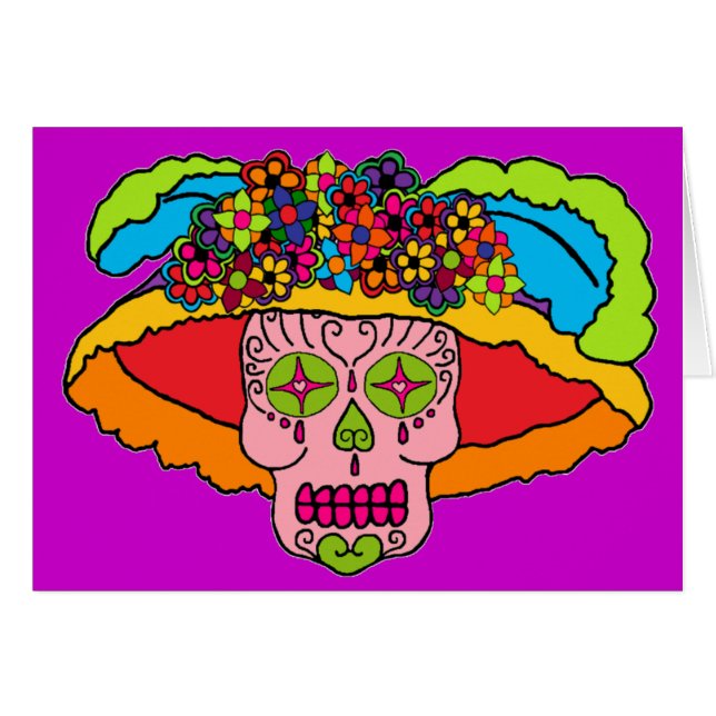 Catrina Sugar Skull (Anverso (Horizontal))