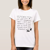 Cats and Dogs Tongue Twister divertida camiseta bl